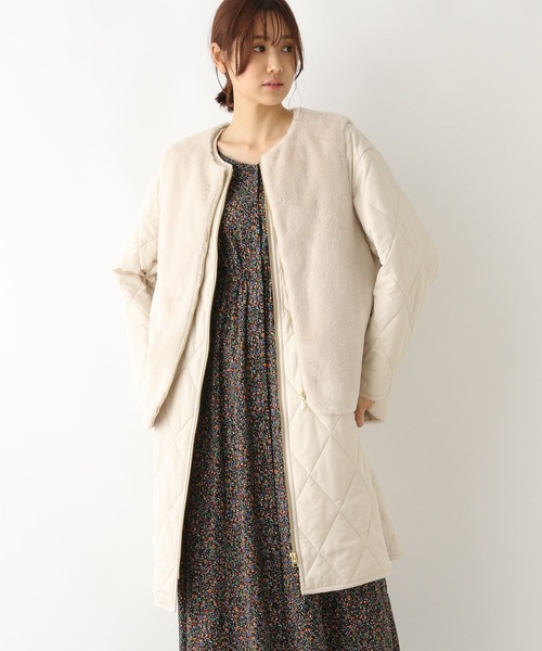 GLOBAL WORK（グローバルワーク）の「マルチWAYロングコート/295899（ダッフルコート・レディース・ベージュ/ブラック・FREE）」の21枚目の写真