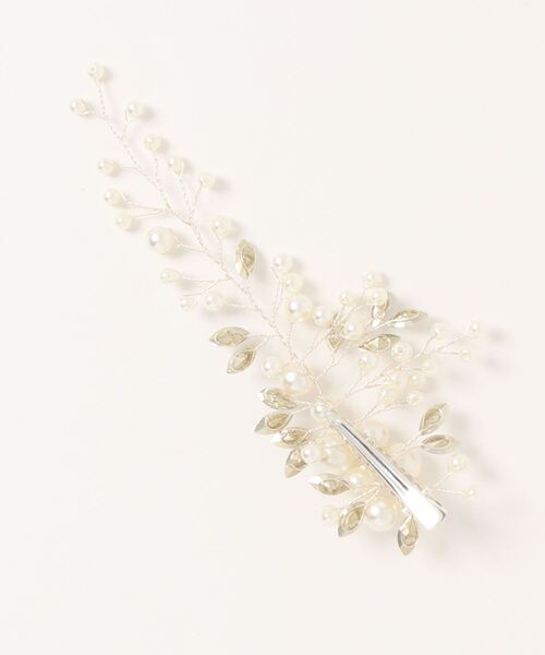 Cupid Heart(キューピッドハート)の「【Cupid Heart】結婚式用アクセ パールビジューコーム(ヘアピン・レディース・シルバー・MEDIUM)」の14枚目の写真