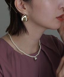 PourVous | 3way パール ネックレス 結婚式 同窓会 オケージョン お呼ばれ (ネックレス)