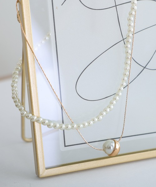 PourVous（プールヴー）の「3way パール ネックレス 結婚式 同窓会 オケージョン お呼ばれ （ネックレス・レディース・ゴールド/シルバー・FREE）」の2枚目の写真