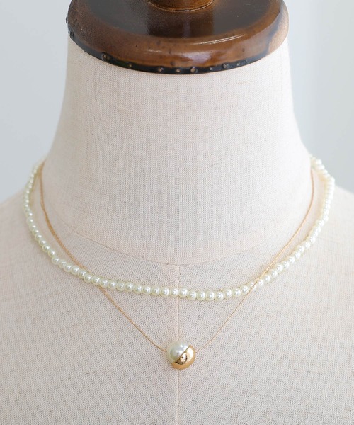 PourVous（プールヴー）の「3way パール ネックレス 結婚式 同窓会 オケージョン お呼ばれ （ネックレス・レディース・ゴールド/シルバー・FREE）」の10枚目の写真