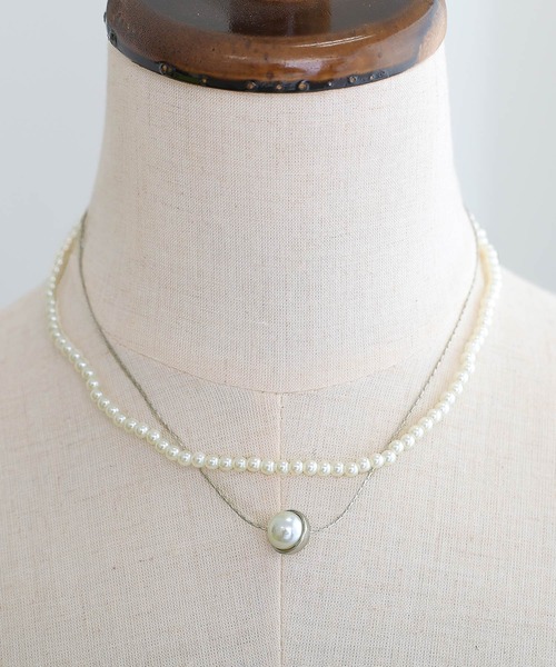 PourVous（プールヴー）の「3way パール ネックレス 結婚式 同窓会 オケージョン お呼ばれ （ネックレス・レディース・ゴールド/シルバー・FREE）」の6枚目の写真