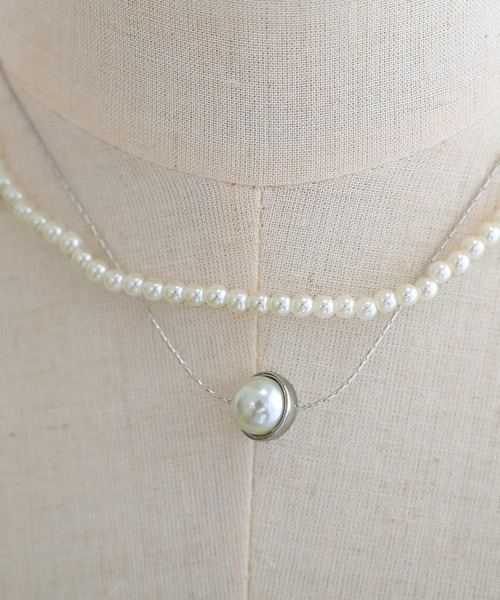 PourVous（プールヴー）の「3way パール ネックレス 結婚式 同窓会 オケージョン お呼ばれ （ネックレス・レディース・ゴールド/シルバー・FREE）」の11枚目の写真