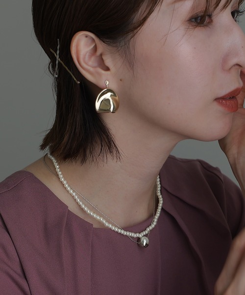 PourVous（プールヴー）の「3way パール ネックレス 結婚式 同窓会 オケージョン お呼ばれ （ネックレス・レディース・ゴールド/シルバー・FREE）」の7枚目の写真