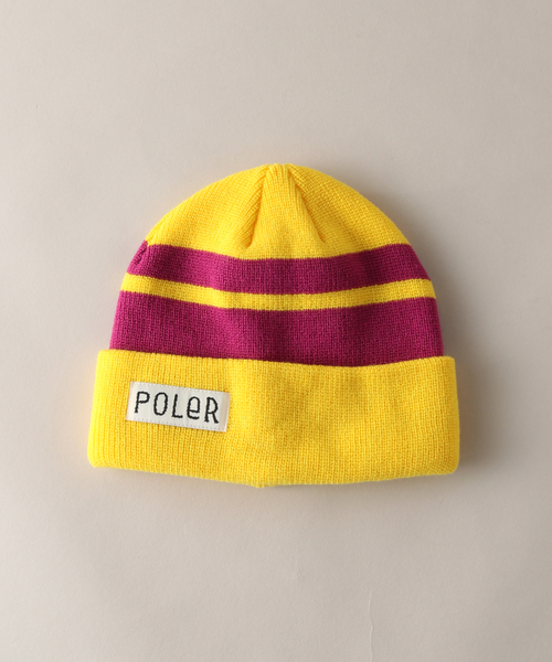 JOURNAL STANDARD relume(ジャーナルスタンダード レリューム)の「【POLeR / ポーラー】 US WORKMAN ビーニー(ニットキャップ/ビーニー・メンズ・ブラック/イエロー/レッド・FREE)」の2枚目の写真