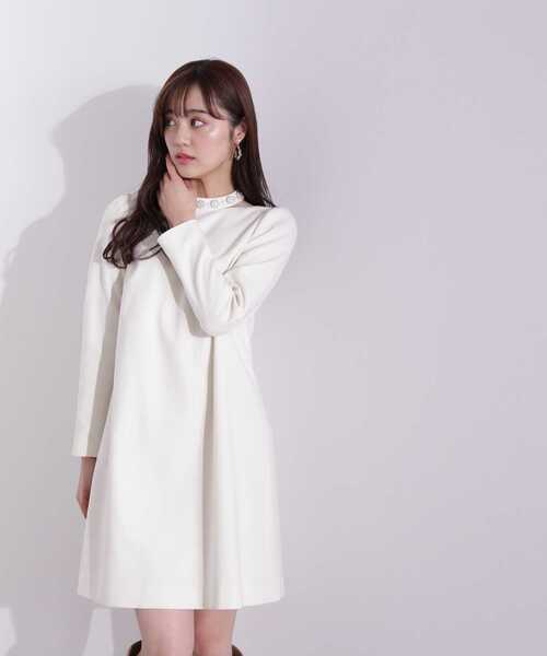 PROPORTION BODY DRESSING(プロポーションボディドレッシング)の「ネックビジューミニワンピース / 1213140201(ワンピース・レディース・ブラック/ホワイト系その他・SMALL/MEDIUM)」の13枚目の写真