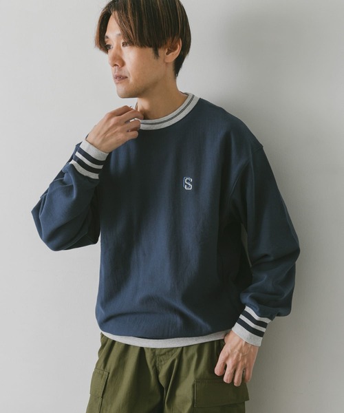 URBAN RESEARCH DOORS パイル刺繍ロゴスウェット URBAN RESEARCH DOORS パイル刺繍ロゴスウェット