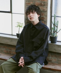 Alpinus | Flower Jacquard regular Collar Shirts / 花柄ジャガード織 レギュラーカラーシャツ(シャツ/ブラウス)