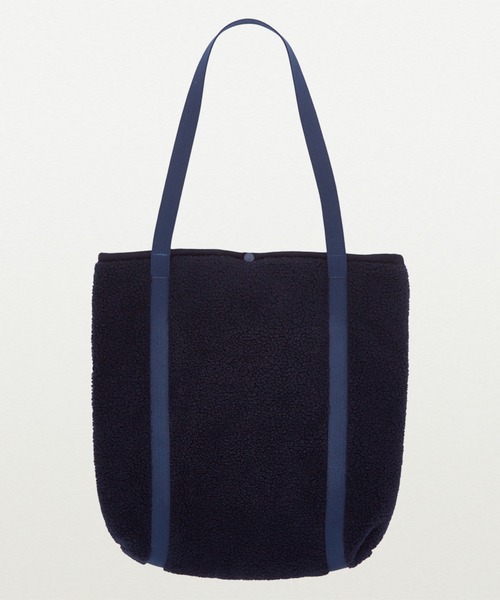 LAVENHAM（ラベンハム）の「QUILT POCKET TOTE BAG UNISEX / キルトポケット トートバッグ ユニセックス（トートバッグ・レディース・ベージュ/ダークネイビー・ONE SIZE）」の9枚目の写真