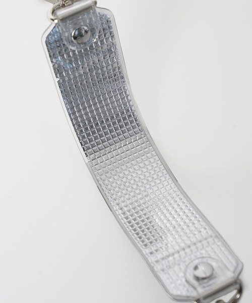 NaNa-NaNa（ナナナナ）の「NANA-NANA /ナナナナ/ PVC STRAP SHORT NA-096（その他小物・レディース・ベージュ/シルバー・ONE SIZE）」の10枚目の写真