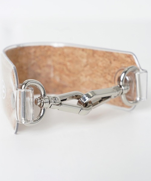 NaNa-NaNa（ナナナナ）の「NANA-NANA /ナナナナ/ PVC STRAP SHORT NA-096（その他小物・レディース・ベージュ/シルバー・ONE SIZE）」の13枚目の写真