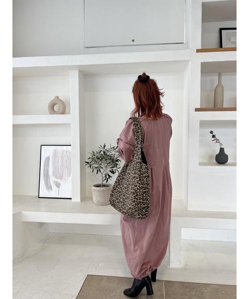 JUMELLE（ジュメロ）の「【低身長~高身長】ドロストバルーンＯＰ（ワンピース・レディース・ピンク・FREE）」の14枚目の写真