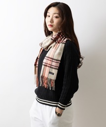 FRAAS（フラース）の「サスティナマフラー カシミンク フラースチェック（マフラー）」