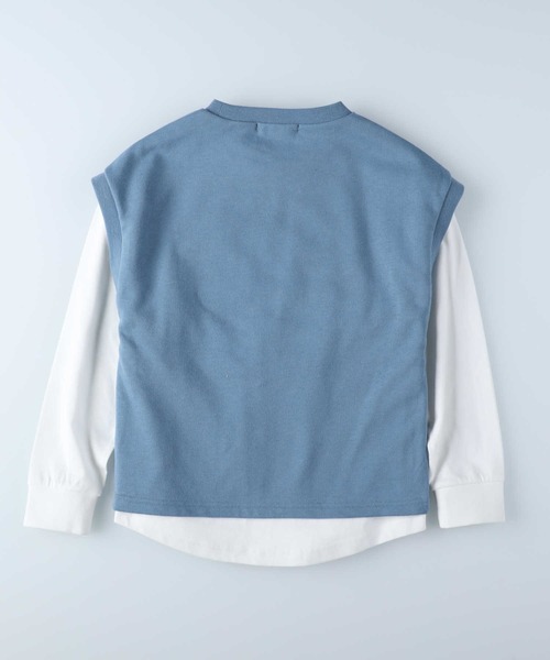 MPS（エムピーエス）の「【MPS】速乾ベストレイヤード（Tシャツ/カットソー・キッズ・ブルー/グリーン・120/140/160/105/130/150）」の6枚目の写真