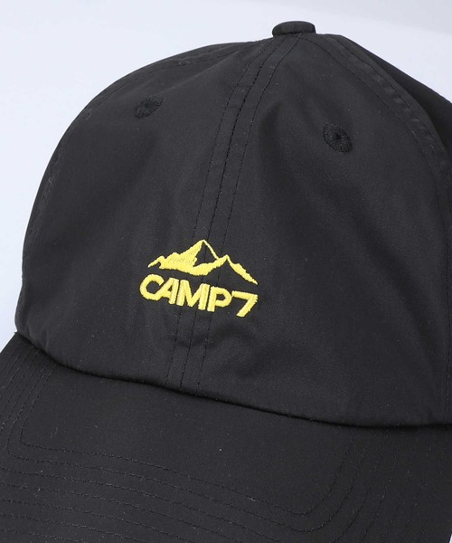 CAMP7(キャンプセブン)の「【CAMP7】ポリエステルキャップ(キャップ・メンズ・ブラック/イエロー・フリー)」の9枚目の写真
