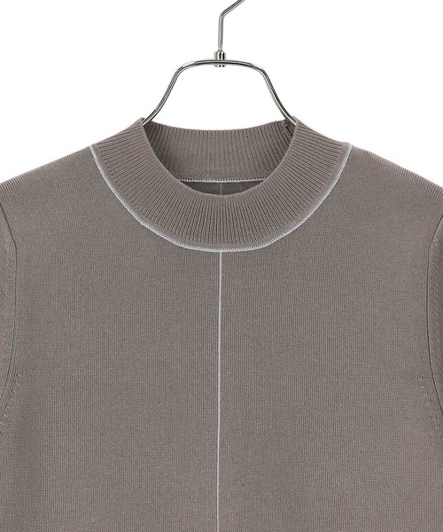 【ADAM ET ROPE 新品】【サステナブル】バイカラーハーフスリーブニット 楽天市場】【SALE／50%OFF】【サステナブル】バイカラーハーフ