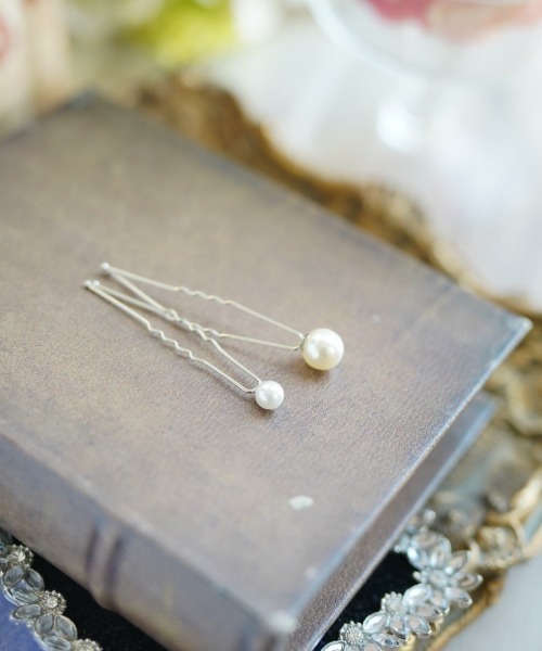 Eddie et cherie(エディーエシェリー)の「パールUピン 7本セット(ヘアピン・レディース・シルバー・FREE)」の4枚目の写真