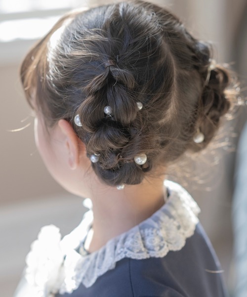 Eddie et cherie(エディーエシェリー)の「パールUピン 7本セット(ヘアピン・レディース・シルバー・FREE)」の10枚目の写真