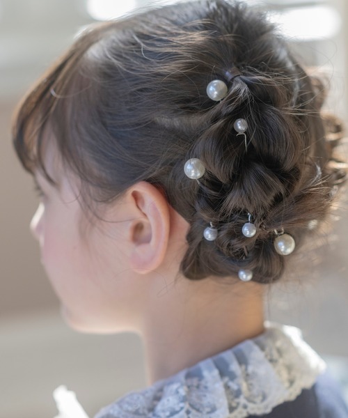 Eddie et cherie(エディーエシェリー)の「パールUピン 7本セット(ヘアピン・レディース・シルバー・FREE)」の11枚目の写真