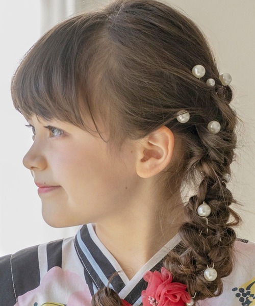 Eddie et cherie(エディーエシェリー)の「パールUピン 7本セット(ヘアピン・レディース・シルバー・FREE)」の12枚目の写真