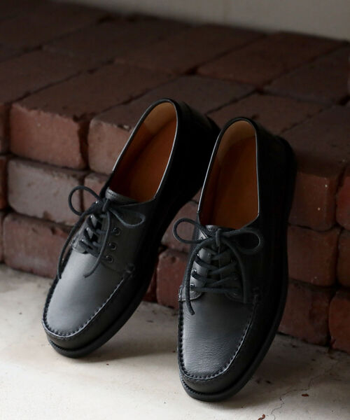 B:MING by BEAMS（ビーミングバイビームス）の「B:MING by BEAMS / レザー デッキ シューズ（モカシン/デッキシューズ・メンズ・ブラウン系その他/ブラック・26/27/28）」の6枚目の写真