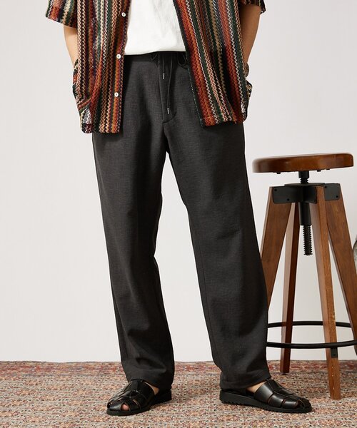 JOURNAL STANDARD(ジャーナルスタンダード)の「【RIRANCHA / リランチェ】ブッチャー 1P イージーパンツ(スラックス・メンズ・グレー/ベージュ/ブラック系その他/ライトグレー/ベージュ系その他/ブラックミックス・LARGE/SMALL/MEDIUM)」の13枚目の写真