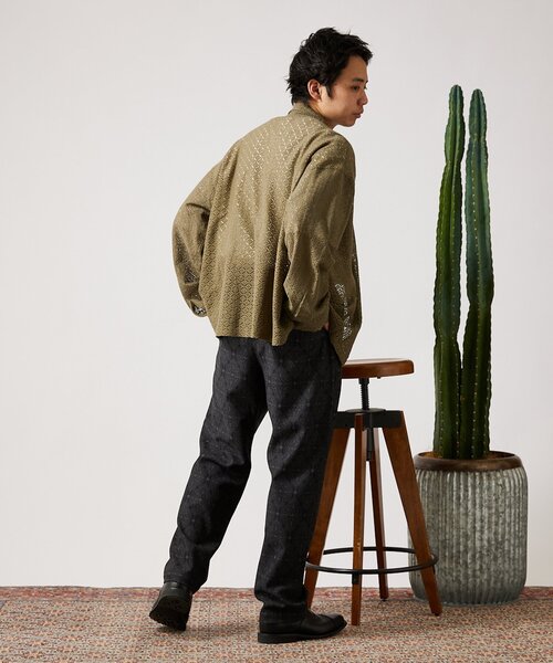 JOURNAL STANDARD(ジャーナルスタンダード)の「【RIRANCHA / リランチェ】ブッチャー 1P イージーパンツ(スラックス・メンズ・グレー/ベージュ/ブラック系その他/ライトグレー/ベージュ系その他/ブラックミックス・LARGE/SMALL/MEDIUM)」の18枚目の写真