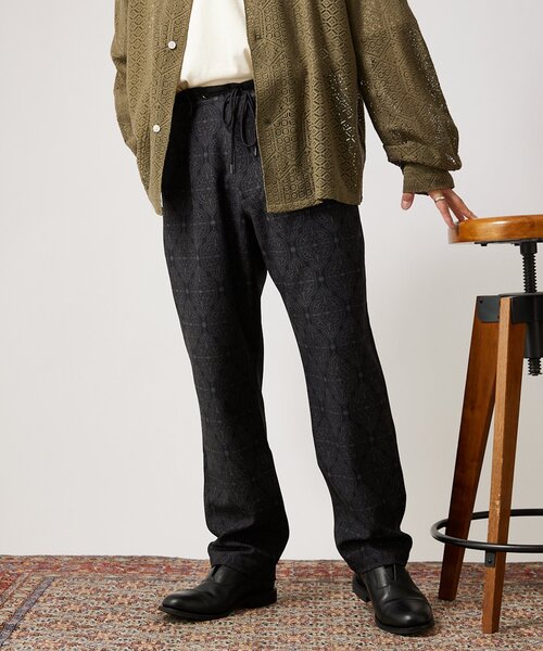 JOURNAL STANDARD(ジャーナルスタンダード)の「【RIRANCHA / リランチェ】ブッチャー 1P イージーパンツ(スラックス・メンズ・グレー/ベージュ/ブラック系その他/ライトグレー/ベージュ系その他/ブラックミックス・LARGE/SMALL/MEDIUM)」の20枚目の写真