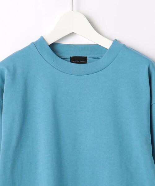 green label relaxing（グリーンレーベルリラクシング）の「GIZA クルーネック ロングスリーブ カットソー（Tシャツ/カットソー・メンズ・ネイビー/オレンジ/ホワイト/ライトブルー・S/L/XL/M）」の20枚目の写真