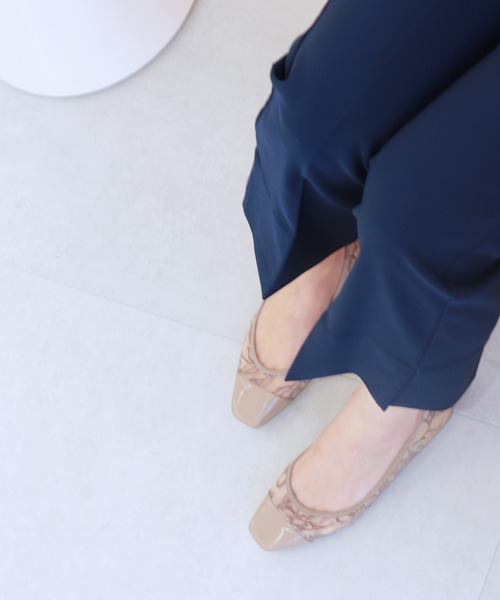 Bridget Birkin(ブリジットバーキン)の「【Bridget Birkin】花柄レースコンビパンプス(531012)(パンプス・レディース・アイボリー/ブラック/ベージュ・22.5/23/24.5/23.5/24)」の7枚目の写真