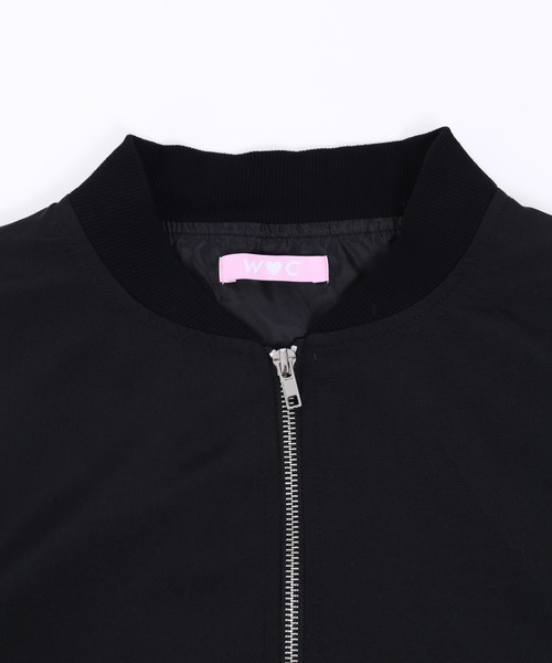 PHILLY（フィリー）の「ショートライトMA-1（MA-1・レディース・ブラック/アイボリー/ライトパープル・FREE）」の18枚目の写真