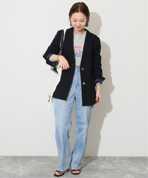 SLOBE IENA（スローブイエナ）の「《追加》le fourre-tout（トートバッグ・レディース・ホワイト/ブルー系その他/ピンク・FREE）」の7枚目の写真