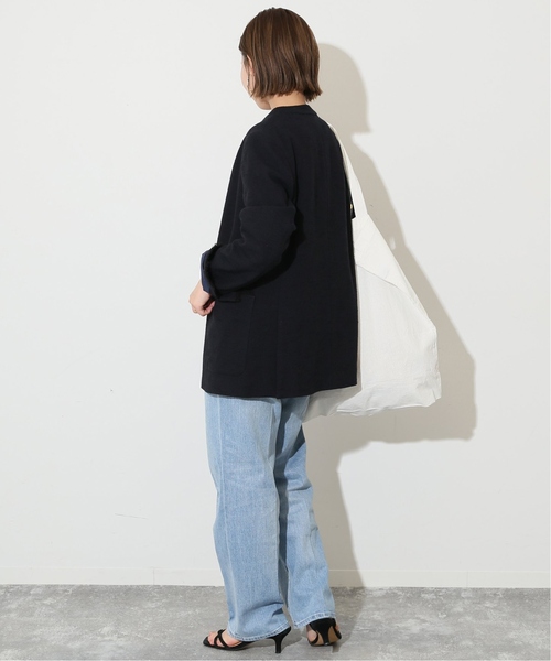 SLOBE IENA（スローブイエナ）の「《追加》le fourre-tout（トートバッグ・レディース・ホワイト/ブルー系その他/ピンク・FREE）」の8枚目の写真