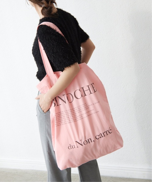 SLOBE IENA（スローブイエナ）の「《追加》le fourre-tout（トートバッグ・レディース・ホワイト/ブルー系その他/ピンク・FREE）」の16枚目の写真