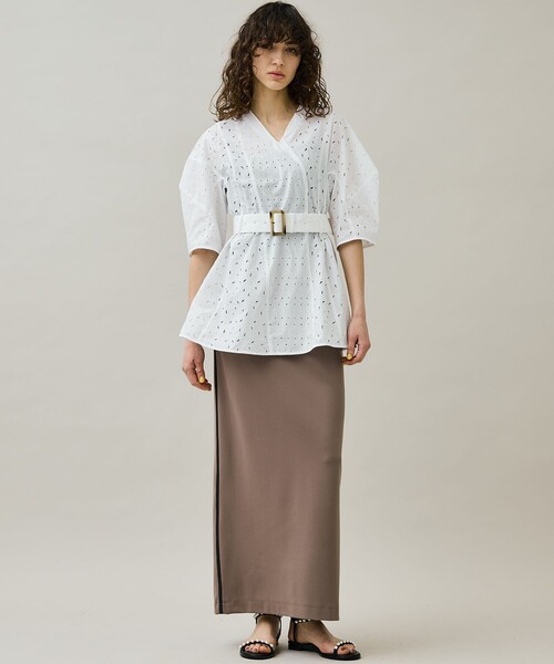 TSURU by Mariko Oikawa（ツルバイマリコオイカワ）の「【TSURU by MARIKO OIKAWA(ツルバイマリコオイカワ)】Voyage/ボヤージュ（サンダル・レディース・ブラック/ベージュ・35/36/37）」の8枚目の写真