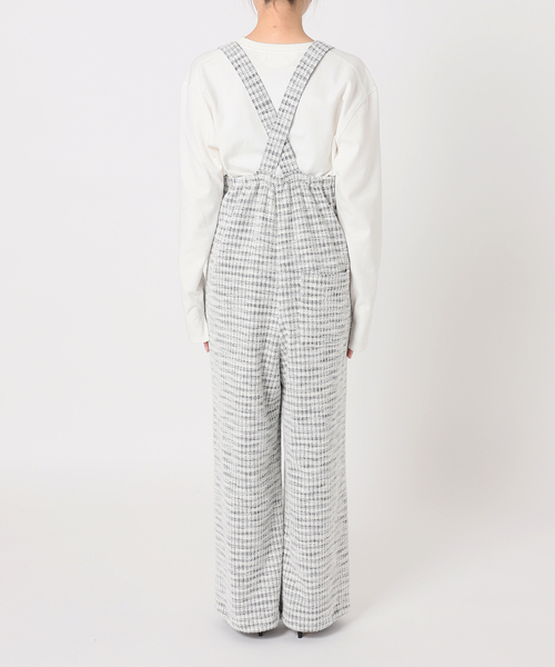 SLOBE citron.(スローブシトロン)の「SLOBE citron.TWEED ジョガーサロペット(サロペット/オーバーオール・レディース・イエロー/ブラック・FREE)」の22枚目の写真