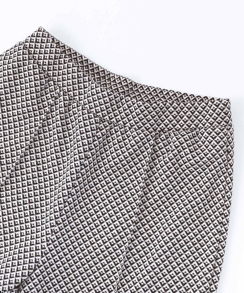 osharewalker（オシャレウォーカー）の「『カットソージャカードフレアパンツ』（その他パンツ・レディース・ブラック/イエロー・1/2）」の18枚目の写真