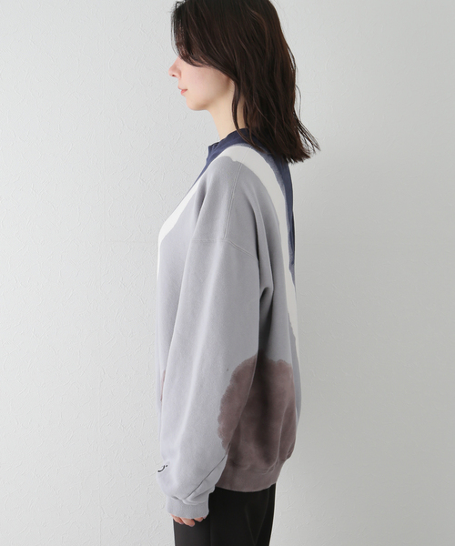 【値下げ】NOMA t.d. ノーマティーディー スウェット NOMA t.d./ノーマ ティーディー Hand Dyed Twist Sweat - BLK