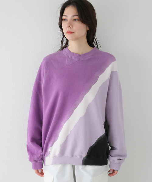 NOMA t.d./ノーマティーディー】Hand Dyed Twist Sweat