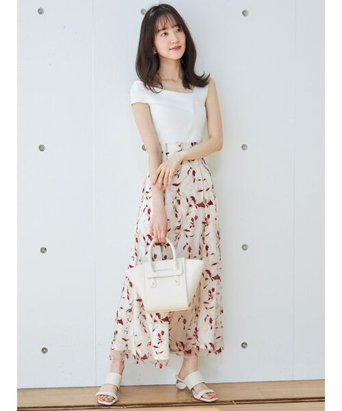 MERCURYDUO（マーキュリーデュオ）の「3WAYアシメチェンジリブコンパクトニット（ニット/セーター・レディース・オフホワイト/ブラック/パープル/ピンク・FREE）」の21枚目の写真