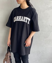 [carhartt WIP/カーハートダブリューアイピー] UNIVERSITY カレッジロゴ ショートスリーブTシャツ