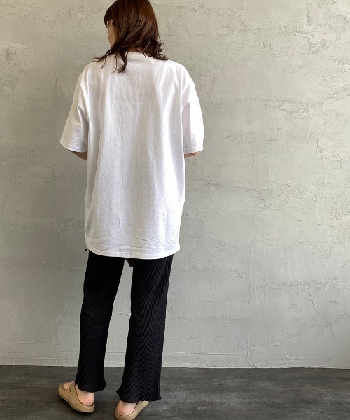 Carhartt WIP（カーハートダブリューアイピー）の「[carhartt WIP/カーハートダブリューアイピー] UNIVERSITY カレッジロゴ ショートスリーブTシャツ（Tシャツ/カットソー・レディース・ブラック/イエロー/ホワイト/グリーン・M/L/XL）」の6枚目の写真