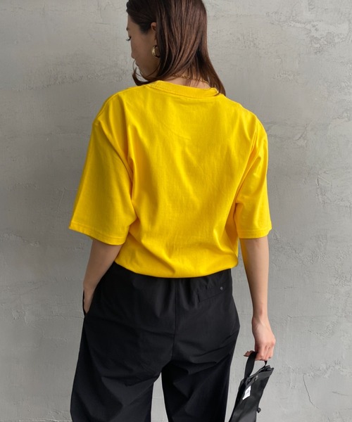 Carhartt WIP（カーハートダブリューアイピー）の「[carhartt WIP/カーハートダブリューアイピー] UNIVERSITY カレッジロゴ ショートスリーブTシャツ（Tシャツ/カットソー・レディース・ブラック/イエロー/ホワイト/グリーン・M/L/XL）」の19枚目の写真