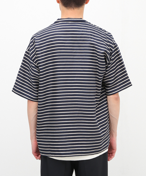 m's braque（エムズブラック）の「【m's braque / エムズ ブラック】スキッパーシャツ（シャツ/ブラウス・メンズ・ブラック・FREE）」の5枚目の写真