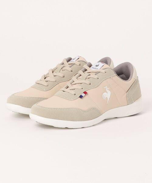 le coq sportif(ルコックスポルティフ)の「《le coq sportif》ラ セギュール III ワイド(スニーカー・レディース・ベージュ系その他/ブラック/ホワイト×ネイビー・25.0cm/22.5cm/23.0cm/24.0cm/24.5cm/23.5cm)」の3枚目の写真