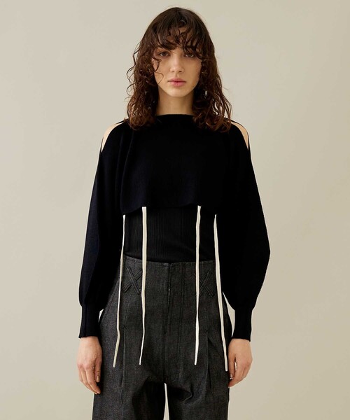 TAN - 【残り一点】Sheer Puffed Bolero | ACRMTSM ONLINE STORE