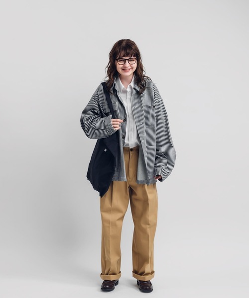 MUHET(ミュエータ)の「ストレートチノパンツ(チノパンツ・レディース・ネイビー/ベージュ/オフホワイト・SMALL/X-LARGE/MEDIUM)」の16枚目の写真