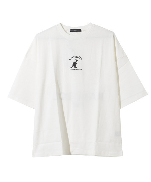 KANGOL KIDS(カンゴールキッズ)の「KANGOL 別注バックロゴスーパービッグTシャツ(Tシャツ/カットソー・キッズ・ブラック/チャコールグレー/オフホワイト・120/130/140/150)」の10枚目の写真