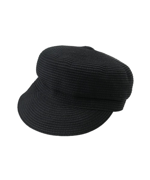 Settimissimo（セッティミッシモ）の「ウォッシャブルペーパー風キャスケット（キャスケット・レディース・ベージュ/ブラック・FREE）」の12枚目の写真