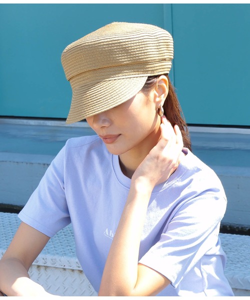 Settimissimo（セッティミッシモ）の「ウォッシャブルペーパー風キャスケット（キャスケット・レディース・ベージュ/ブラック・FREE）」の14枚目の写真